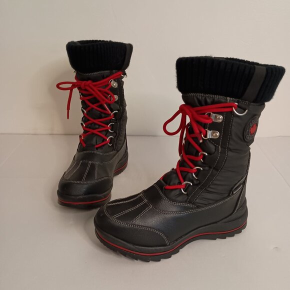 Cougar Canada Storm Como Black Winter Boots Insulated Waterproof Women’s Size 6 - Picture 16 of 16